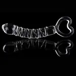 Glasdildo mit Handgriff 21 cm