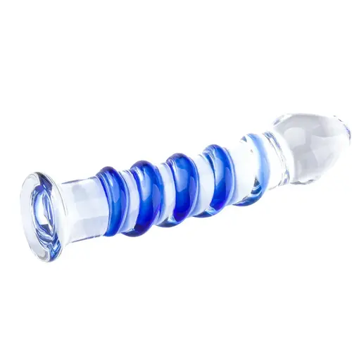 Auxfun® Consolador de Vidrio - Eje Espiral - Pequeño 16 cm