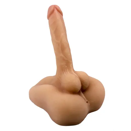 Hismith® Penis Masturbator Flexible Dildo with Anus Nude