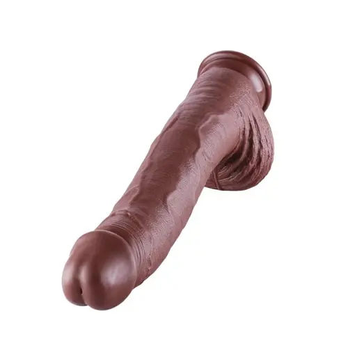 BrownZilla Mega XXL Dildo a ventosa marrone 31 CM