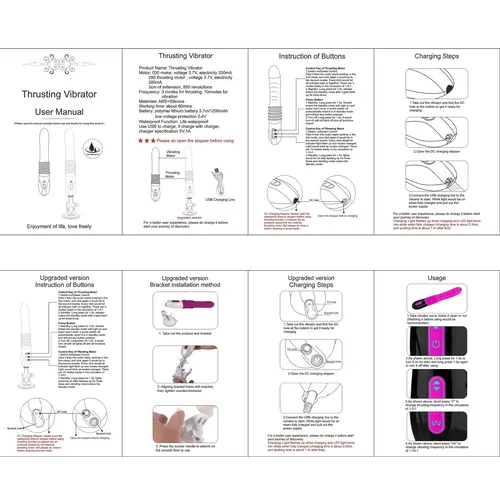 Hismith Bumping Vibrator Vibrateur Point G Vibrateur Vibrateur Machine sexuelle portable Hismith Bumping Vibrator Vibrateur Point G Vibrateur Vibrateur Machine sexuelle portable