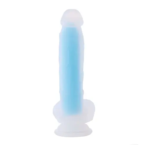 Hismith® Silicone Suction Cup Dildo Fluor Blue