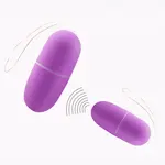 Auxfun® Mini huevo vibrador - Con mando a distancia - Morado