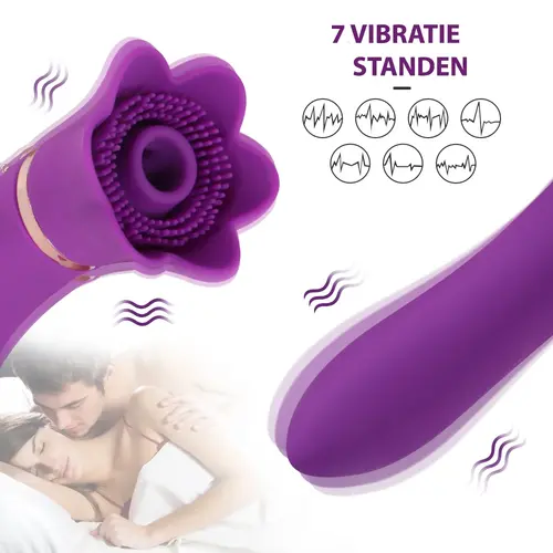 Auxfun® Sucking Vibrator Mit mehreren Saug- und Vibrationsmodi