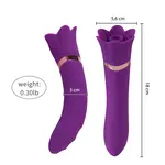 Auxfun® Zuigende Vibrator Met meerdere zuig en vibratie standen