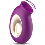 Auxfun® Vibrador Succionador Rosa Con función lamer y múltiples modos