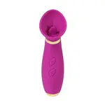 Auxfun® Zuigende Vibrator Met likfunctie en meerdere standen