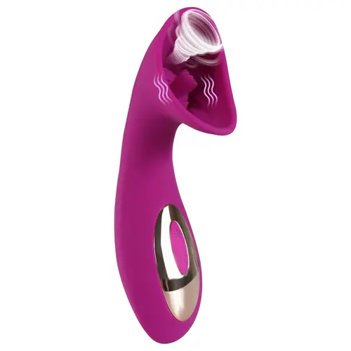 Sucking Vibrator Mit Multi-Positions-Leckfunktion