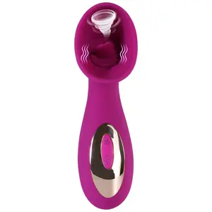 Vibratore da succhiare con funzione di leccata