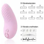 Hismith® Tongue Shaped Vibrator with 9 Modes USB Rechargeable