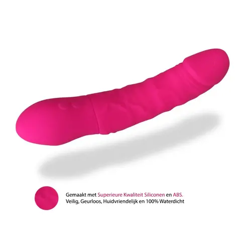 Hismith® Realistische dildo roterende vibrator roze King Turbo Vibrator