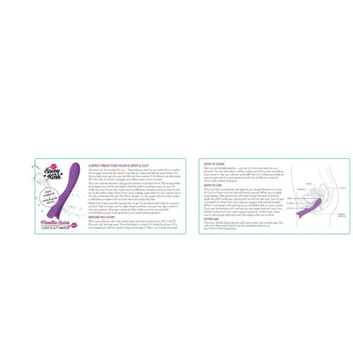 Stimulateur du point G et du clitoris 9 positions Violet
