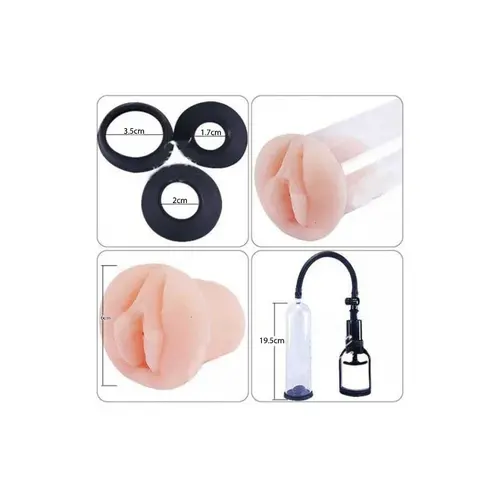 Spicy Kink® Penis Pump - Extend Your Penis - With Extras!