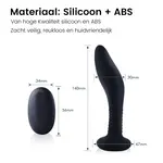 Prostate and anal vibrator with remote control, 100% waterproof anal plug for men and women!