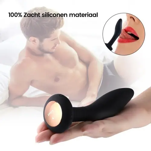 Vibratore prostatico e anale Hismith con telecomando - 100% impermeabile, plug anale per uomini e donne! Vibratore prostatico e anale Hismith con telecomando - 100% impermeabile, plug anale per uomini e donne!