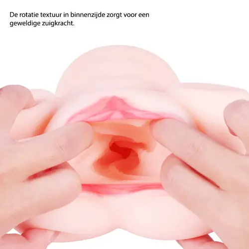 Hismith® Handheld Kunstvagina met zuigfunctie en vibratie!