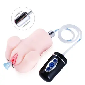 Hismith® Handgehaltene künstliche Vagina mit Saugfunktion und Vibration!