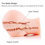 Masturbatore portatile per vagina e ano artificiali
