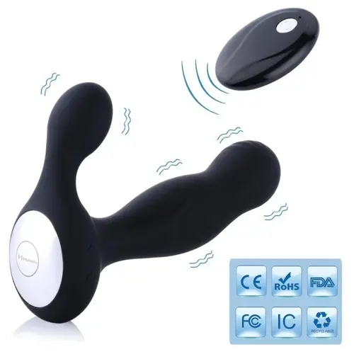 Hismith® Prostate Vibrator - For Prostate Stimulation & Anal - With Remote Control - Black