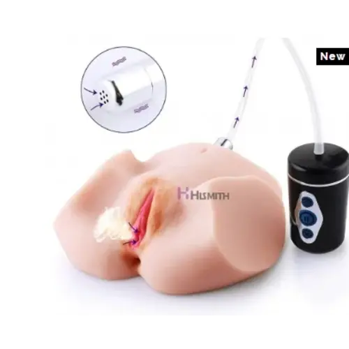 Masturbatore di vagina artificiale di dimensioni realistiche con funzione di aspirazione!
