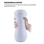 Hismith® Pocket Pussy Masturbator, met vibratie en kreungeluiden!