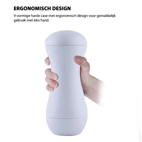 Hismith® Pocket Pussy Masturbator, met vibratie en kreungeluiden!