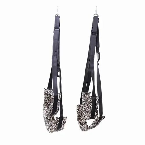 Columpio sexual - Columpio sexual ajustable - Estampado de leopardo