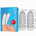 Auxfun® Manchette de doigt Silicone 2-pack NR6