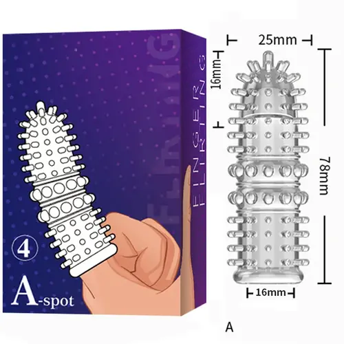 Auxfun® A-Spot Vinger sleeve Siliconen NR4