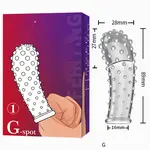 Auxfun® G-Spot Finger sleeve Silicone NR1