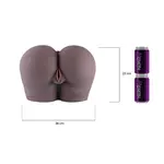 Hismith® Realistic Nikki M Thick Big Buttocks Ebony Artificial Vagina