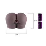 Realistico Nikki M spessa Big Buttocks Ebony Vagina artificiale