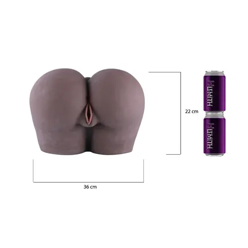 Realistico Nikki M spessa Big Buttocks Ebony Vagina artificiale