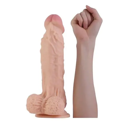Dildo a ventosa spesso XXL 32,5 CM