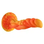 Wildolo® Fantasy Consolador con Ventosa Nesbu 21 cm Naranja