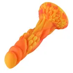 Wildolo® Fantasy Consolador con Ventosa Nesbu 21 cm Naranja
