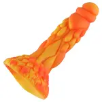 Wildolo® Fantasy Consolador con Ventosa Nesbu 21 cm Naranja