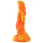Wildolo® Fantasy Consolador con Ventosa Nesbu 21 cm Naranja