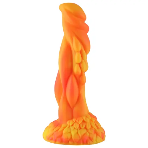 Wildolo® Fantasy Consolador con Ventosa Nesbu 21 cm Naranja