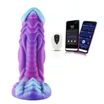 Wildolo® Fantasy Dildo Vibratore con App & Telecomando 16 cm Merman