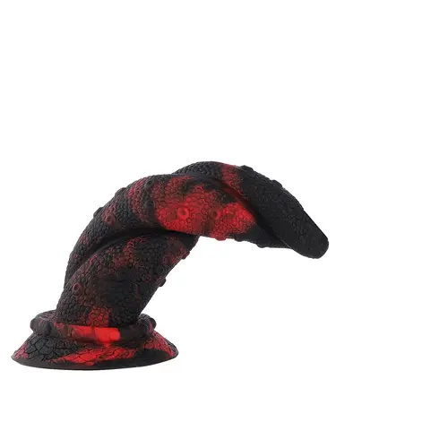 Dildo Mostro Fantasy con ventosa 21 cm Treccia Serpente