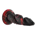 Fantasy Monster Dildo - With Suction Cup - 21 cm - Braid Snake