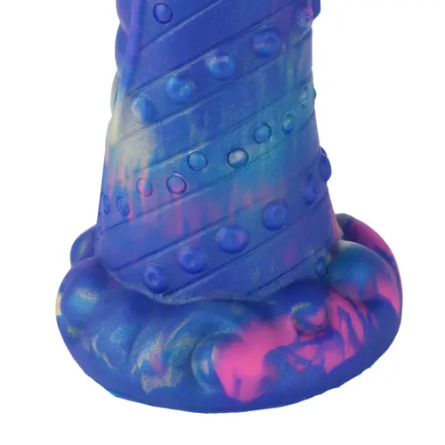 Hismith® Fantasy Monster Dildo mit Saugnapf 21 cm Blaue Zunge