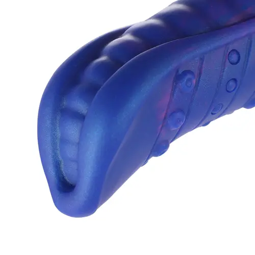 Dildo mostro fantasy con ventosa 21 cm lingua blu