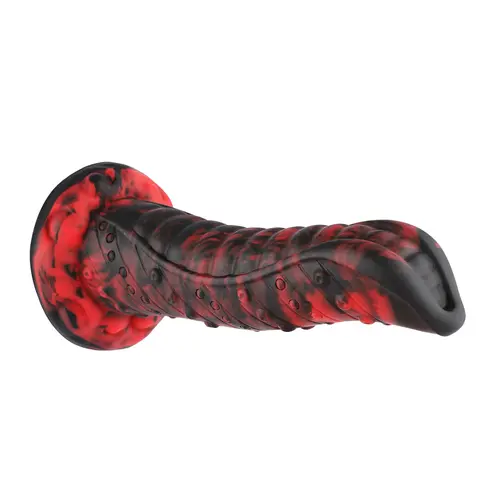 Dildo mostro fantasy con ventosa 21 cm lingua rossa