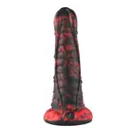 Dildo mostro fantasy con ventosa 21 cm lingua rossa