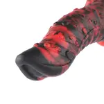 Dildo mostro fantasy con ventosa 21 cm lingua rossa