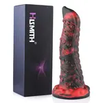 Dildo mostro fantasy con ventosa 21 cm lingua rossa