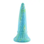 Fantasy Saugnapf Dildo 25 cm Tentakel Blau