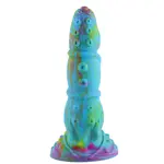 Fantasy Saugnapf Dildo Blau 22 cm Octopussy